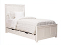 Letto singolo-legno-207x100x118 cm-bianco-rustico