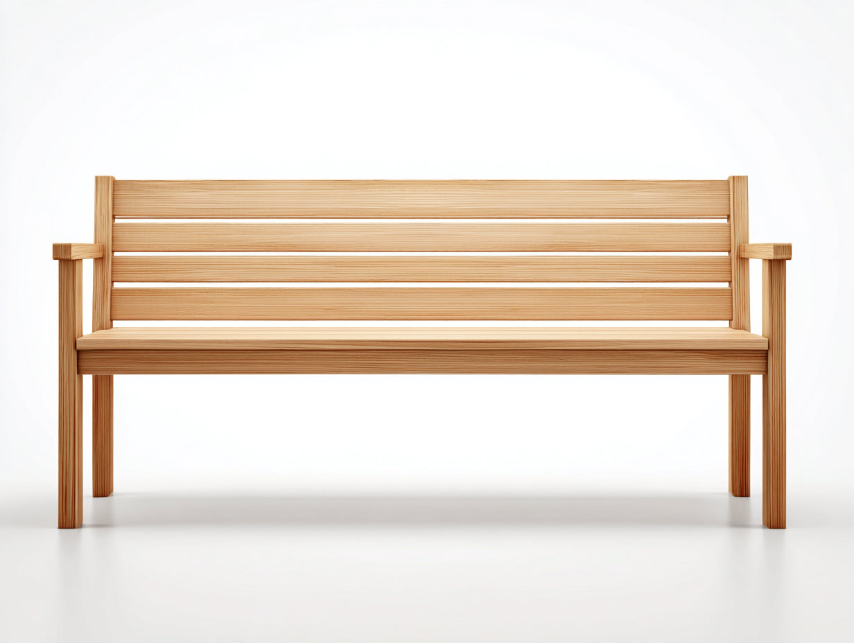 Panche da giardino-Legno massello-128x57x84 cm-Naturale-Minimalista