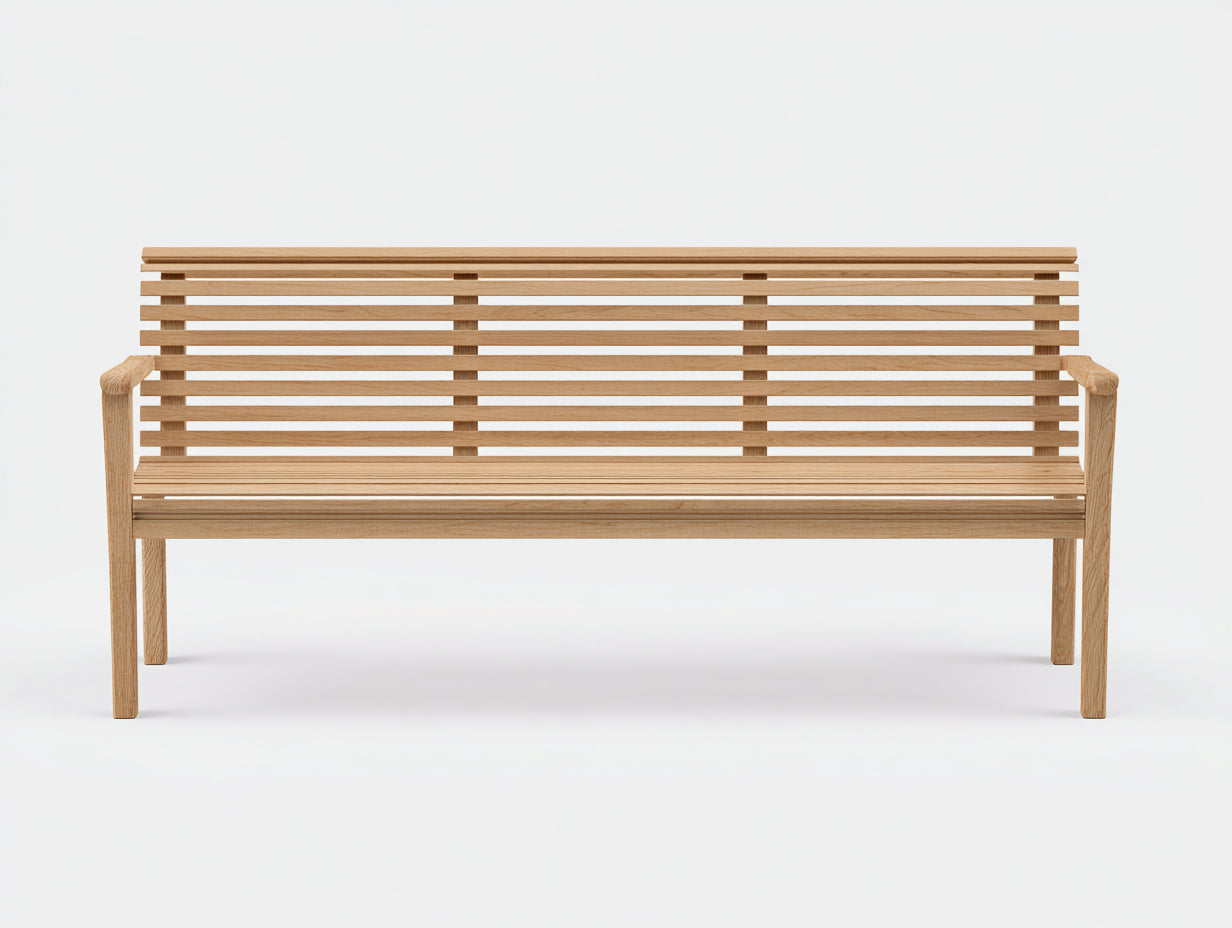 Panche da giardino-Legno massello-150x60x86 cm-Naturale-Classico